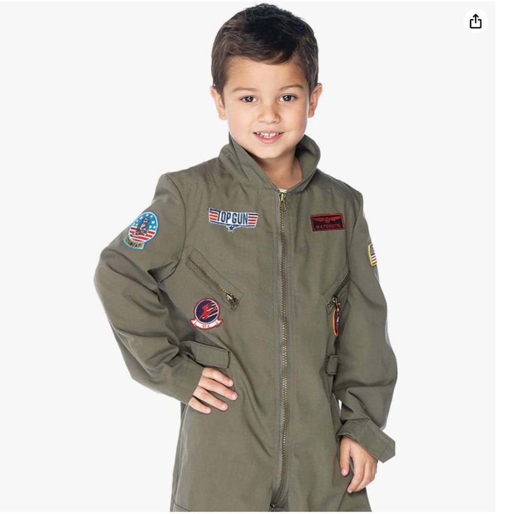 Leg Avenue Top Gun Flight Suit Boy X-Large (age 11-13)